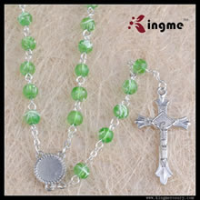 Glass beads rosary